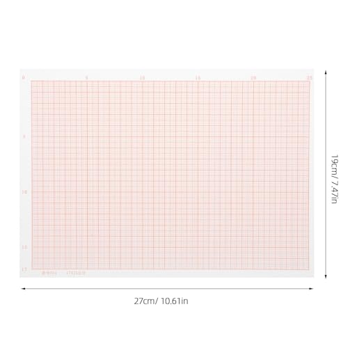 Mikikit Papel Cuadriculado Rosa Resistente y Facil de Escribir 2