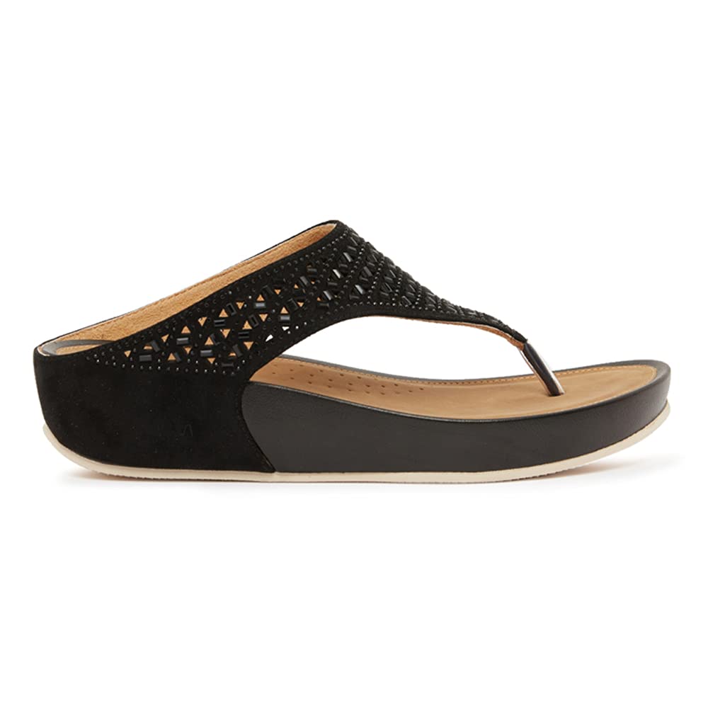 shoexpressWomen's Embellished Thong Style Sandals