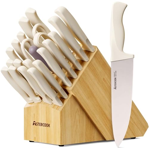 Astercook 22-Piece Kitchen Knife Set