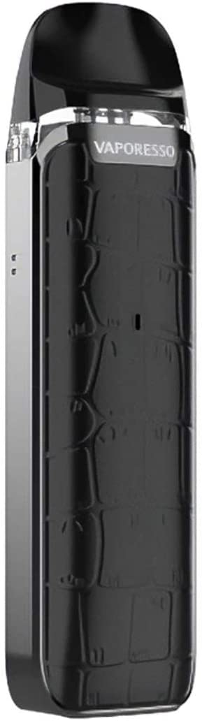 Luxe Q pod Kit for Vaporesso | Adjustable Airflow | Surprisingly Powerful | SSS Leak-Resistant Technology | 2ml Cartridge No Nicotine (Black)