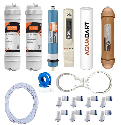Image of AquaDart Complete RO Service Kit with 4 in 1 Copper Filter Cartridge Suitable For All Type of RO Water Purifier All Accessories