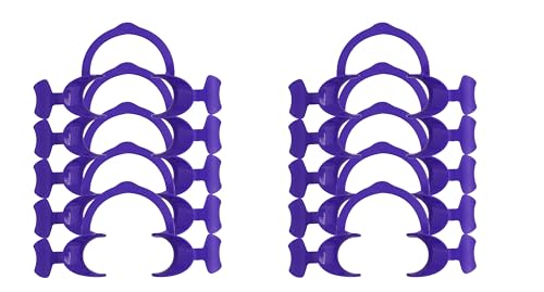 Image of Dentosmile Flexi Eco Cheek Retractors Mouth Opener with Wings in Purple Colour - Large (10)
