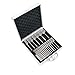 Optical Optometry Glass K9 Loose Prism Bars Stainless Steel Handle Kit Set Aluminum Case Packed