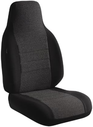 FIA OE32-40 CHARC Custom Fit Rear Seat Cover Bench Seat - Tweed, (Charcoal)