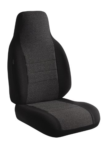 Fia OE37-34 CHARC Custom Fit Front Seat Cover Bucket Seats - Tweed, (Charcoal)