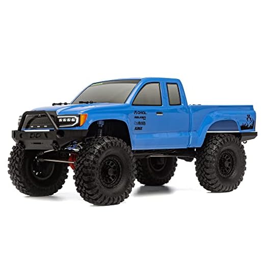 Axial RC Truck 1/10 SCX10 III Base Camp 4WD Rock Crawler Brushed RTR (Batteries and Charger Not Included), Blue, AXI03027T1