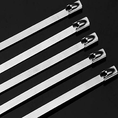 Kabelbinders Rvs Herbruikbare Metalen Heavy Duty Vergrendeling voor Eenvoudige Installatie Thuiskantoor Garage Workshop… - Image 3