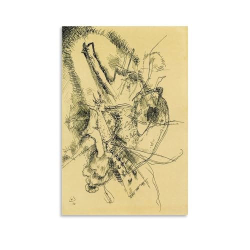 Impression sur toile Wassily Kandinsky grand format 60x90 cm sans cadre