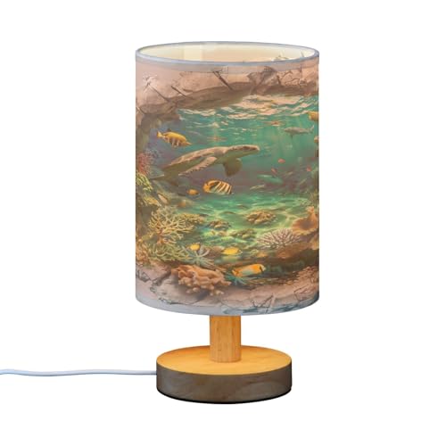 Lámpara de Mesa de Noche 3D con USB multicolor miniatura 2