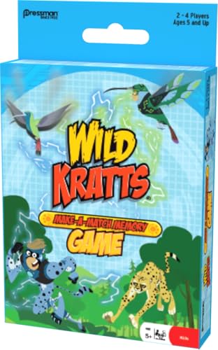 Wild Kratts Make A Match juego de mesa miniatura 5