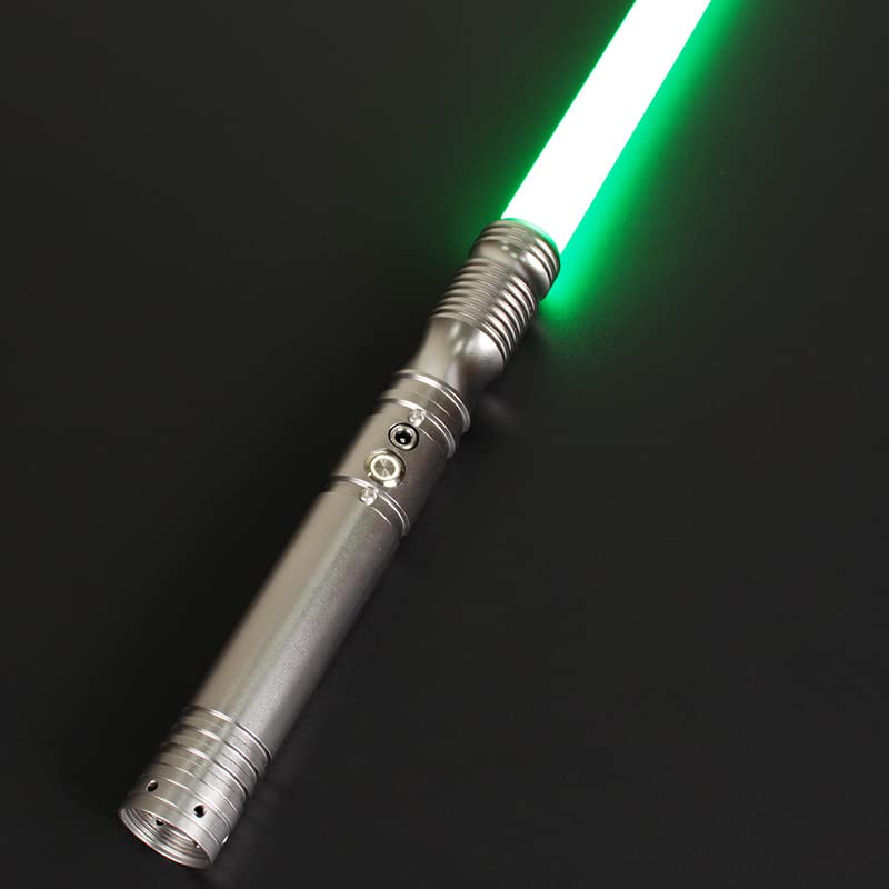 SHUANGZI SABER Metal Hilt Dueling Lightsaber Smooth Swing with 12 Colors Change,6 Sound Fonts for Ad