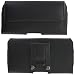 Produktbild XiRRiX Handy Gürteltasche mit Clip - 5.0 5XL passend für Motorola Moto Edge/One Action/One Vision/Xiaomi Redmi Note 8t / 8 Pro / 9s / 9 Pro - Leder Gürtel Smartphonetasche schwarz