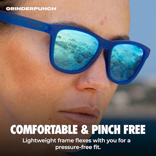 Image of grinderPUNCH Womens Polarized Sunglasses UV400 Protection Classic Retro Driving Sun Glasses Trendy Fashion Shades