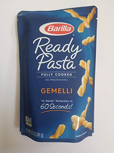 8-pack Variety, Barilla Ready Pasta: 2 pouches each of Rotini, Penne, Elbows, and Gemelli [2020] - Thumbnail 6