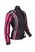 Produktbild ROLEFF RACEWEAR Damen Textil Motorradjacke mit Protektoren, Gute Belüftung, Taillierter Schnitt, Schwarz, Pink, Größe XS