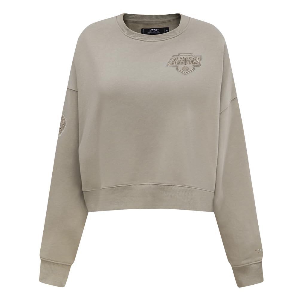 Sudadera NHL Neutral W FLC Crewneck marrón Pro Standard mujer talla M 4