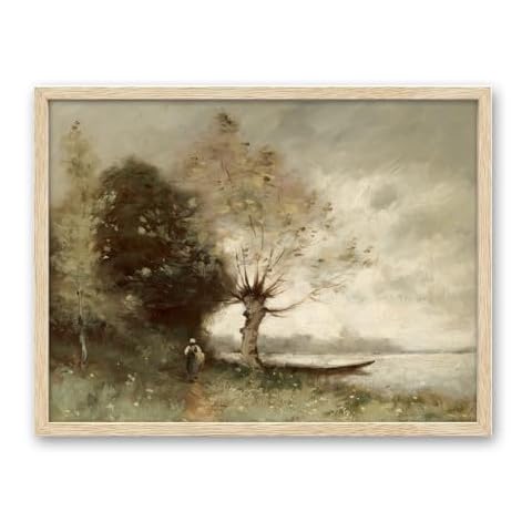 iHery Framed Vintage Landscape Wall Art Cover