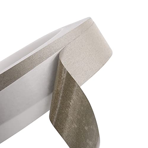 Image of 20mm x 20M (0.8in x 65ft) Conductive Cloth Fabric Adhesive Tape, Faraday Tape for EMI Shielding, Interference Signal Blocking, Laptop Cellphone Repair, Cable Wire Harness Wrapping