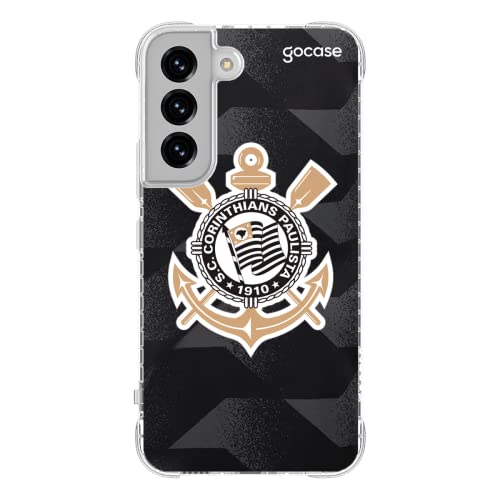 Capa Anti Impacto Slim Gocase Compatível com Galaxy S22 (6.1 Pol) (Uniforme Corinthians 2022 Escudo)