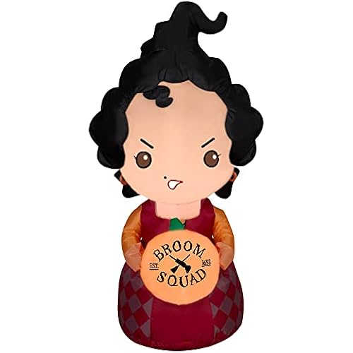 Gemmy Airblown Hocus Pocus Mary Disney, 3.5 ft Tall, Multi
