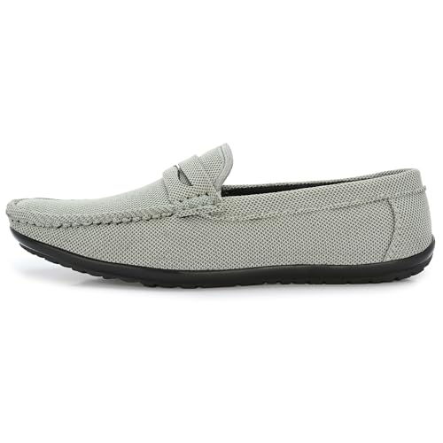 Image of Stylelure Eco Friendly & Light Weight Flexible Mesh Knit Loafers Driving Shoes for Men
