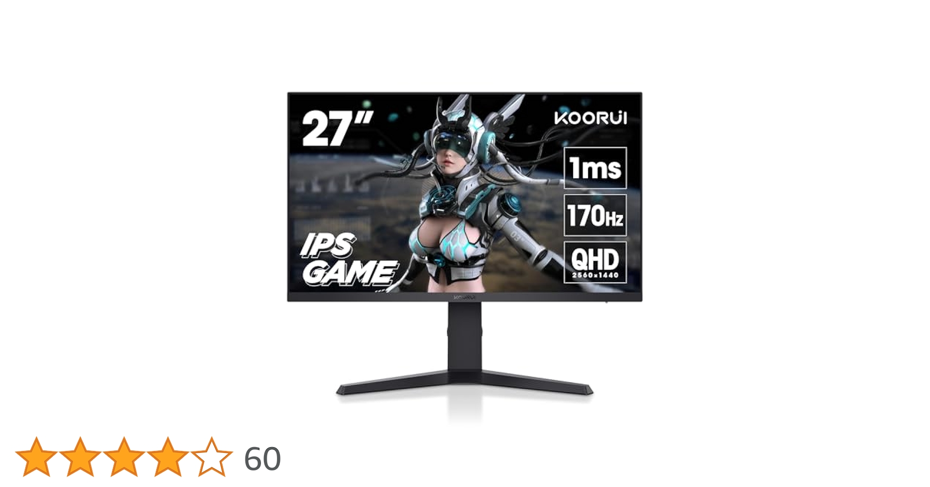 Amazon.co.jp: KOORUI ゲーミングモニター 27インチ モニター