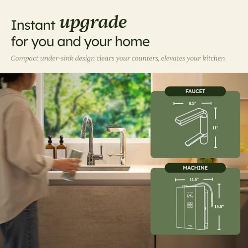 IVYEL PL-MAX Alkaline Water Machine - Korea-Made Smart Faucet Water Ionizer, pH 3.5-10.0 Alkaline/Acidic/Hydrogen Water, DARC Self-Cleaning, 5-Year Warranty thumbnail 5