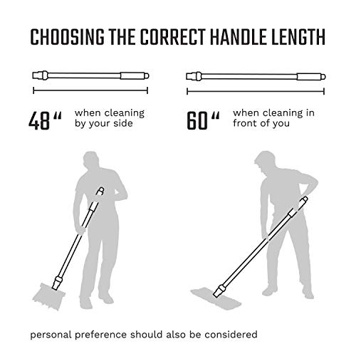 SWOPT 60” Steel Interchangeable Handle – Steel Handle for Cleaning Heads, Unique Design Eliminates Loose Handles – Handle Only, Cleaning Heads Sold Separately, 5124C6 - Thumbnail 6