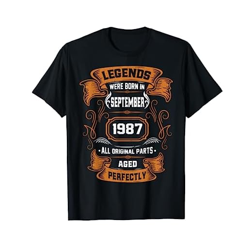 Las leyendas nacieron en septiembre de 1987 regalo de cumpleaños Camiseta