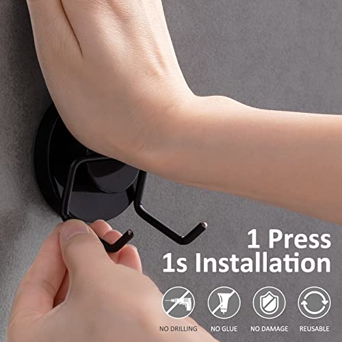 Leverloc Shower Squeegee For Shower Glass Door, Squeegee For Shower Doors, Mirrors, Car Windows, Bathroom Cleaner With 1 Suction Cup Hook Holder & 1 Microfiber Cloth - Stainless Steel, 12 Inch #TOP6