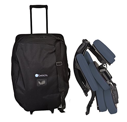 Image of EARTHLITE Portable Massage Chair AVILA II - Premium Folding Spa /Massage /Tattoo Chair incl. Rolling Carry Case