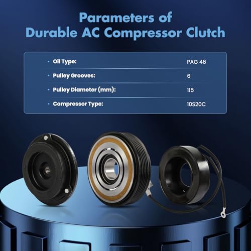 Image of ECCPP AC Clutch Fit for Lexus GX470 4.7L 2003-2009 AC Compressor Clutch