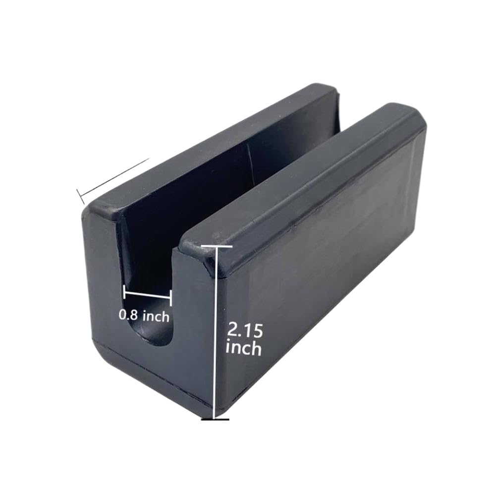 Transom Saver Support and Wedge Universal Single Motor Toter Outboard for Rubber Black