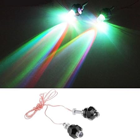 Amazon オートバイ用 ナンバープレート フレーム 点滅 パーキングライト Led 6mm ボルト ブレーキライト 車 バイク