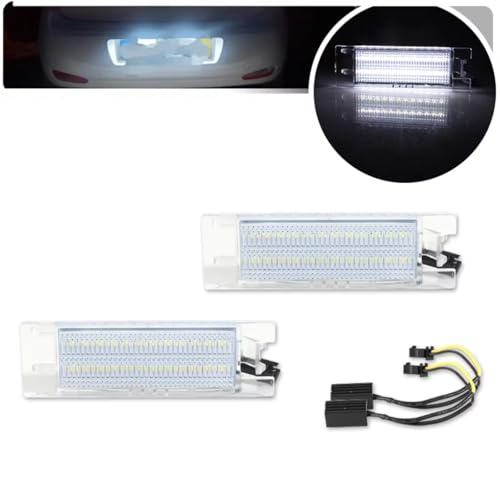 Luces de matrícula compatibles con Malibu 2013 plafón trasero coche 2