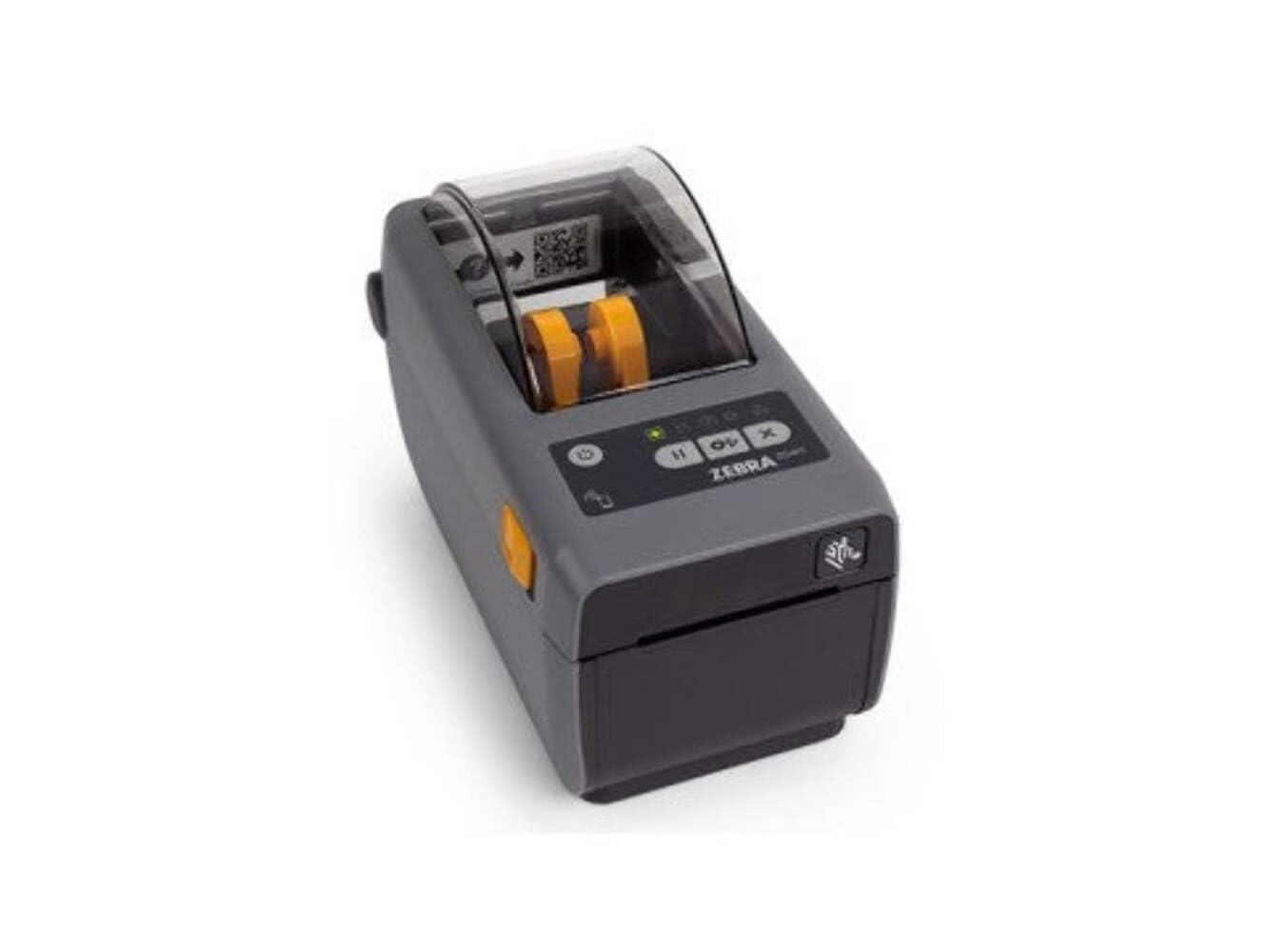Zebra ZD411d Drucker mit Abreißkante - 203 DPI - Thermodirekt - 56 mm max. Druckbreite, Bluetooth, LAN, USB, USB-Host Schnittstellen (ZD4A022-D0EE00EZ)