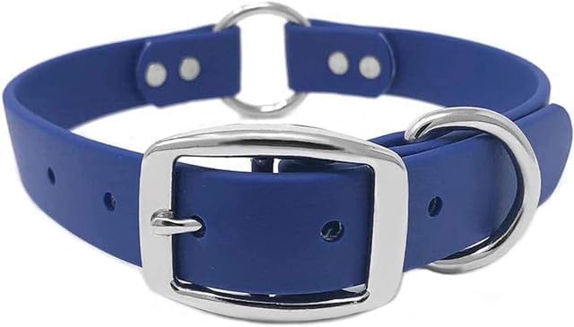 Collier de chien imperméable bleu Regal Dog Products en vinyle premium avec finitions robustes - 3