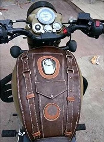 KOHLI Accessories Petrol Tank Cover Brown Strap Compatible with RE Classic 350/500 BS3/4/6-image-33