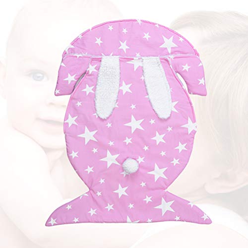 TOYANDONA 1 pç Saco de dormir para bebês em forma de coelho, saco de dormir de pelúcia respirável pa
