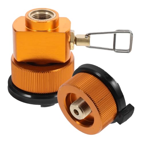 Toyvian Multipurpose Gas Canister Adapter Propane Tank to Stove Converter for Hiking Backpacking