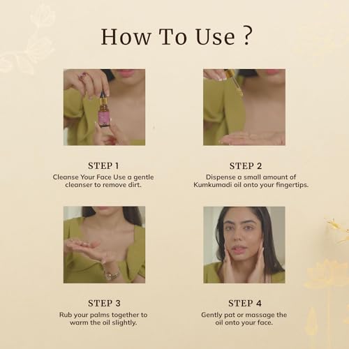 Image of Mellow Kumkumadi Oil for Face, Ayurvedic Kumkumadi Tailam Face Oil, Glow Serum with 22-Herb Blend with Saffron | Reduces Pigmentation & Fine Lines | Nourishment & Hydration | Chemical-Free Skincare