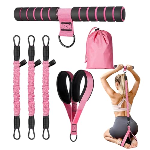 Sangle élastique de yoga avec poignées pour pilates à la maison