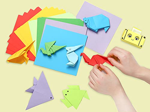 Origami Paper 160 Sheets, 20 Bright Colors Double Sided 6 Inch 80Gsm Square Sheets For Folding Floral Animal Geometric Kids Adults Art Crafts Uap060A #TOP4