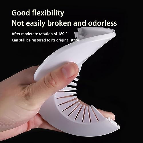 INDPROD Pipe Cover Decoration,Fit 1.18\" to 2.17\" Outer Diameter Flange Water Pipe,Pipe Cover Radiator,PP Plastic Water Pipe Escutcheon,Wall Flange Pipe Collars Wall Pipe Decorative Cover White 1Pc - Thumbnail 5