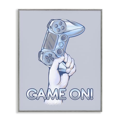 Game on Gaming Controller, 11 x 14 Inch Framed Giclée Print