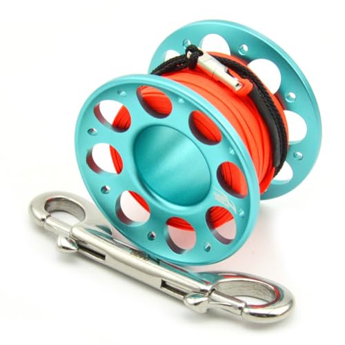 Bobine de plongée pour exploration d'épave et parachute de palier