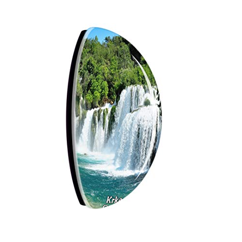 Imán de nevera 3D cristales ciudad Croacia Krka miniatura 2