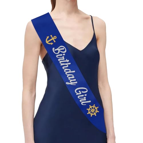 Serencatcher Nautical Birthday Sash