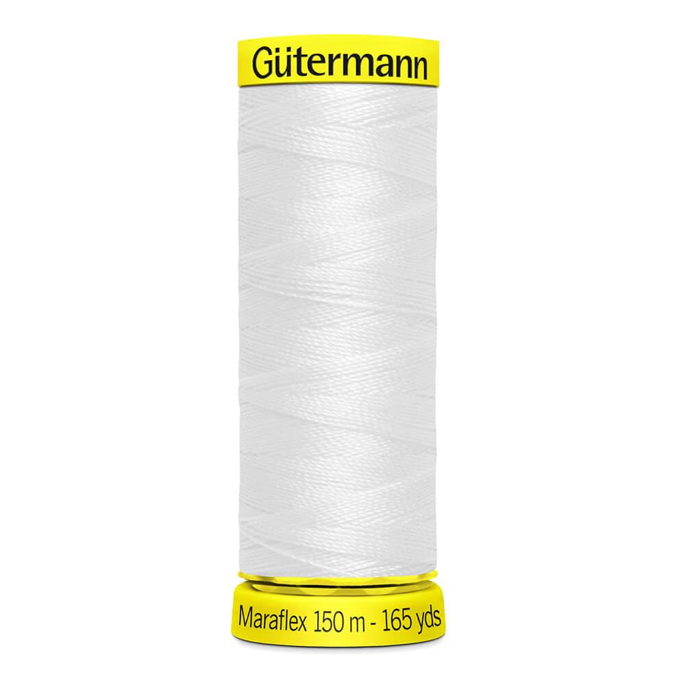 Gutermann 800 White Maraflex Elastic Stretch Sewing Thread