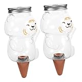 Parliky 2 Stück Kreative Selbstbewässerung Gerätschaften 350ml Kunststoff Pflanzengießhilfe Für Zimmer Und Gartenpflanzen Urlaub Pflanzenbewässerungssystem